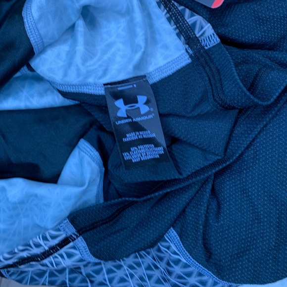 BNWT Men’s Under Armour black/grey/patterned compression Heatgear™️ short sleeve - Picture 5 of 5